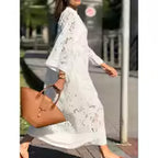 Vestido Feminino Longo Bordado Aurora