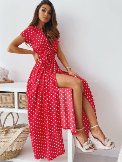 Vestido Feminino de Bolinha Domenica